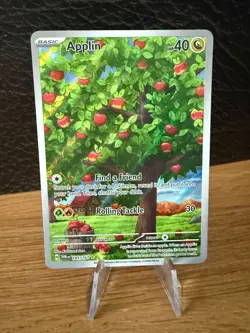 Applin 185/167 Pokemon Sv06: Twilight Masquerade Holo - Image 1