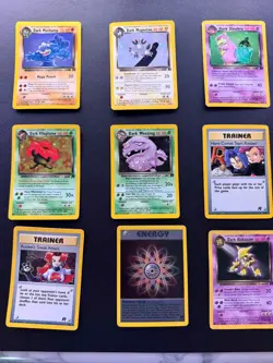 Pokemon Team Rocket Complete Set 83/82 Unlimited WOTC NM - Top loaded binder - Image 3