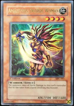 Yu-Gi-Oh! Amazoness Swords Woman MFC-061 1.Edition 1st Ultra Rare [NEAR MINT] NM - Image 1