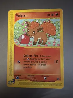 Vulpix - 116/147 - Aquapolis - Pokemon - E-Reader - Non Holo - Vintage - 2002 - Image 1