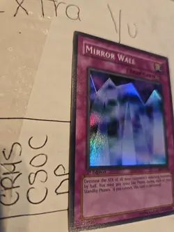 Yu-Gi-Oh! TCG Mirror Wall PSV-016 Super Rare 1st Edition NM - Image 2