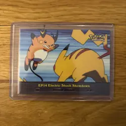 Topps Pokemon Ep 14 electric Shock Showdown TV Animation edition - Image 1
