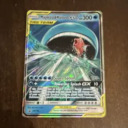 The Pokemon Company Magikarp & Wailord GX TAG TEAM Promo Holo SM166 ENG 300HP - Image 1