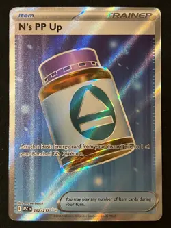 Pokemon TCG N's PP Up 262/217 Ultra Rare - Ascended Heroes - Pack Fresh ✅ - Image 1