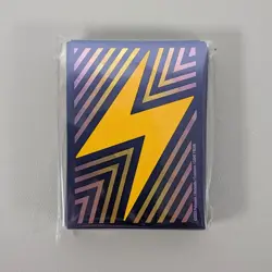 Pokemon TCG Deck Sleeves 65ct - Stellar Crown – Lightning Bolt | Holographic - Image 1