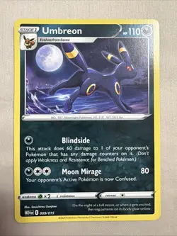 Pokemon Umbreon 9/15 McDonalds 2024 Promo Near Mint - Image 1