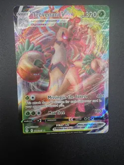 Pokemon TCG Trevenant VMAX Sword & Shield Evolving Skies 014/203 Holo Ultra Rare - Image 1