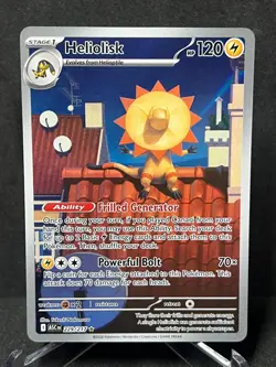 Heliolisk 229/217 Illustration Rare Ascended Heroes Pokemon Holo Near Mint - Image 1