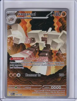 Garganacl 147/132 Illustration Rare Mega Evolution Pokemon Near Mint - Image 1