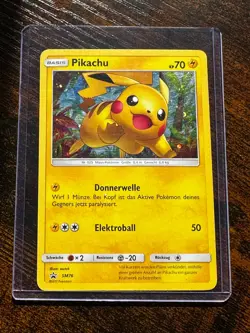 Pikachu SM76 | Shiny Holo | DE | Near Mint | Pokemon TCG - Image 1