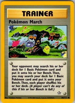 Neo Genesis #102/111 Pokemon March - Image 1