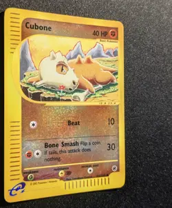 Pokemon EXPEDITION - #103/165 Cubone - Reverse Holo - ENG - Lightly Played - Image 5