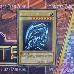 1x Blue-Eyes White Dragon - Ultra Rare - SDK-001 - Unlimited - HP - Image 1