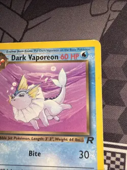 Pokemon TCG Dark Vaporeon 45/82 Unlimited uncommon Wizards Of The Coast - Image 3