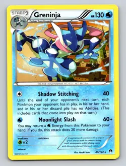 Greninja 40/122 Rare BREAKpoint Pokemon NM - Image 1