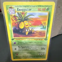 The Pokemon Company Exeggutor 35/64 Jungle 1st Edition Uncommon Eng 80 HP 1999 - Image 1