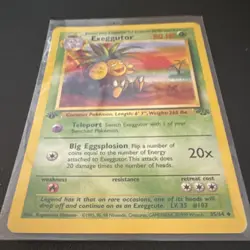 The Pokemon Company Exeggutor 35/64 Jungle 1st Edition Uncommon Eng 80 HP 1999 - Image 4