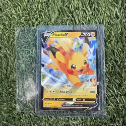 PIKACHU V 2023 POKEMON SWORD & SHIELD BLACK STAR PROMO HOLO #SWSH285 Q1652 NM - Image 3