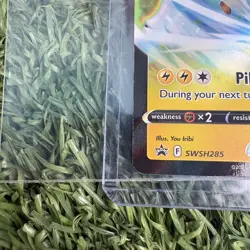 PIKACHU V 2023 POKEMON SWORD & SHIELD BLACK STAR PROMO HOLO #SWSH285 Q1652 NM - Image 4
