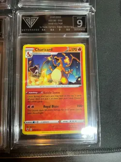 Pokemon Charizard Vivid Voltage 025/185 Reverse GetGraded 9 - Grade - Image 1