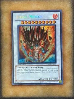 Yugioh Jurrac Meteor HA04-EN029 Secret Rare 1st Ed NM - Image 1
