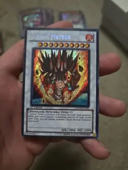 Jurrac Meteor HA04-EN029 Secret Rare 1st Edition LP YuGiOh - Image 1