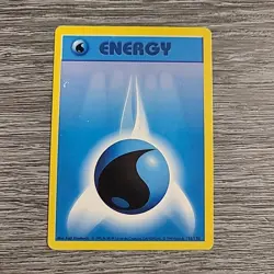 Water Energy 102/102 - 1999 Pokemon Base Set Shadowless - HP - Image 1