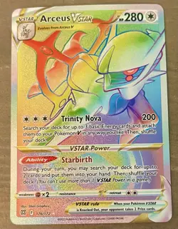 Pokemon Arceus VSTAR 176/172 Swsh09 Brilliant Stars Secret Rare Holo 🔥🔥🔥🔥🔥 - Image 1