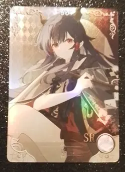 Goddess Story Waifu Card - Arknights - Ch'en - NS-10M05-01 SR - Image 1