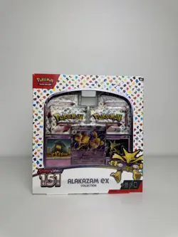 Pokemon TCG Scarlet & Violet 151 EX Alakazam Collection Box Sealed X2 - Image 3