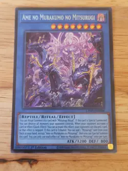 Yu-Gi-Oh TCG - Ame no Murakumo no Mitsurugi (L26D-ENM08) - Secret Rare - Image 1
