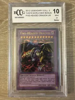 Konami Legendary Collection 3 Yugi's World Five-Headed Dragon Ultra Rare BCCG 10 - Image 1