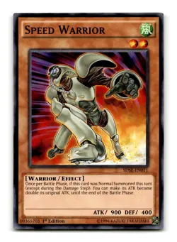 Speed Warrior - SDSE-EN011 1st Edition - YuGiOh-LP - Image 1