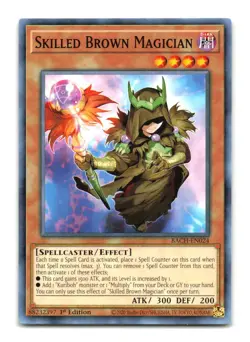 Skilled Brown Magician - BACH-EN024 1st Edition - YuGiOh-LP - Image 1