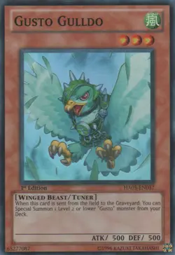 Gusto Gulldo - HA05-EN037 - Super Rare - 1st Edition - Lightly Played - Image 1