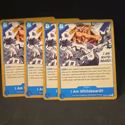 Bandai One Piece Card Game I Am Whitebeard!! ST22-015 Blue Event x4 EN Regular - Image 1