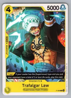 TRAFALGAR LAW (REPRINT) P-088 P ONE PIECE NM P/., - Image 1