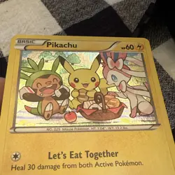 Pokemon Pikachu TCG XY95 XY Black Star Promo Holo Card - Image 2