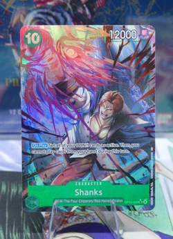Shanks - OP13-028 Alt Art - Carrying on His Will One Piece TCG English - Image 1