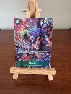 Shanks OP13-028 SR Alt Art Carrying On His Will One Piece TCG NM - Image 1