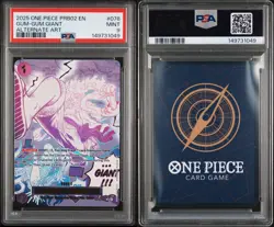 One Piece The Best Vol. 2 #OP09-078 Gum-Gum Giant (Alternate Art) PSA 9 Luffy - Image 3