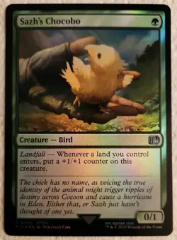 Sazh's Chocobo Universes Beyond: Final Fantasy Foil 0200 MTG NM - Image 1