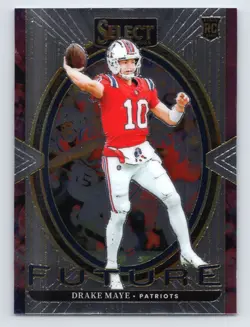 Drake Maye Rookie Select Future Panini Select - Select Future 5 NM RC - Image 1