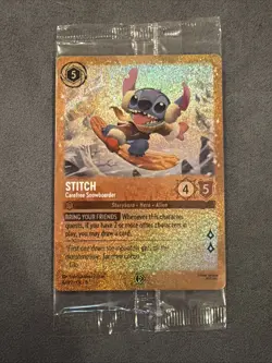 Sealed - Stitch Carefree Snowboarder - Lorcana Winterspell - Foil Promo 42/P3 - Image 1
