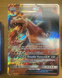 Charizard GX - SM195 Holo Promo Sun & Moon Promo Pokemon NM (Jumbo Card) - Image 1