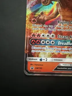 Pokemon TCG Charizard GX SM195 Sun Moon Black Star Promo Card - Image 5