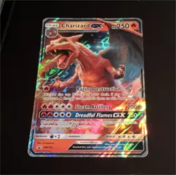 Pokemon Charizard GX SM195 Promo Full Art Holo 250 HP Dragon Pokemon Card - Image 1