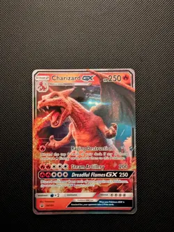 Pokemon TCG Charizard GX SM195 Sun Moon Black Star Promo Card - Image 1