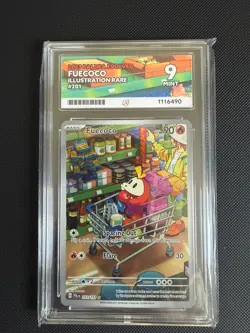 Pokemon TCG Fuecoco Full Art Holo Card 201/193 Paldea Evolved Ace 9 - Image 1