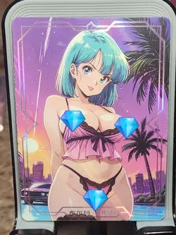 Bulma Under The Nightgown Card Goddess Story Anime Waifu NR NR-24 - Image 1